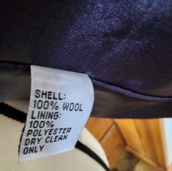 Talbots 2 Piece Deep Purple Wool Pants Suit (Jacket Size P8 Pants Size 8) - Picture 3 of 8